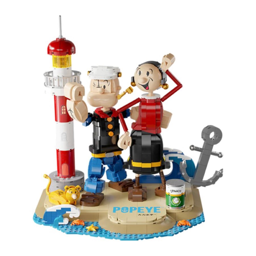 Popeye – Popeye w/Olive Figure Set (1209 Piece Kit)