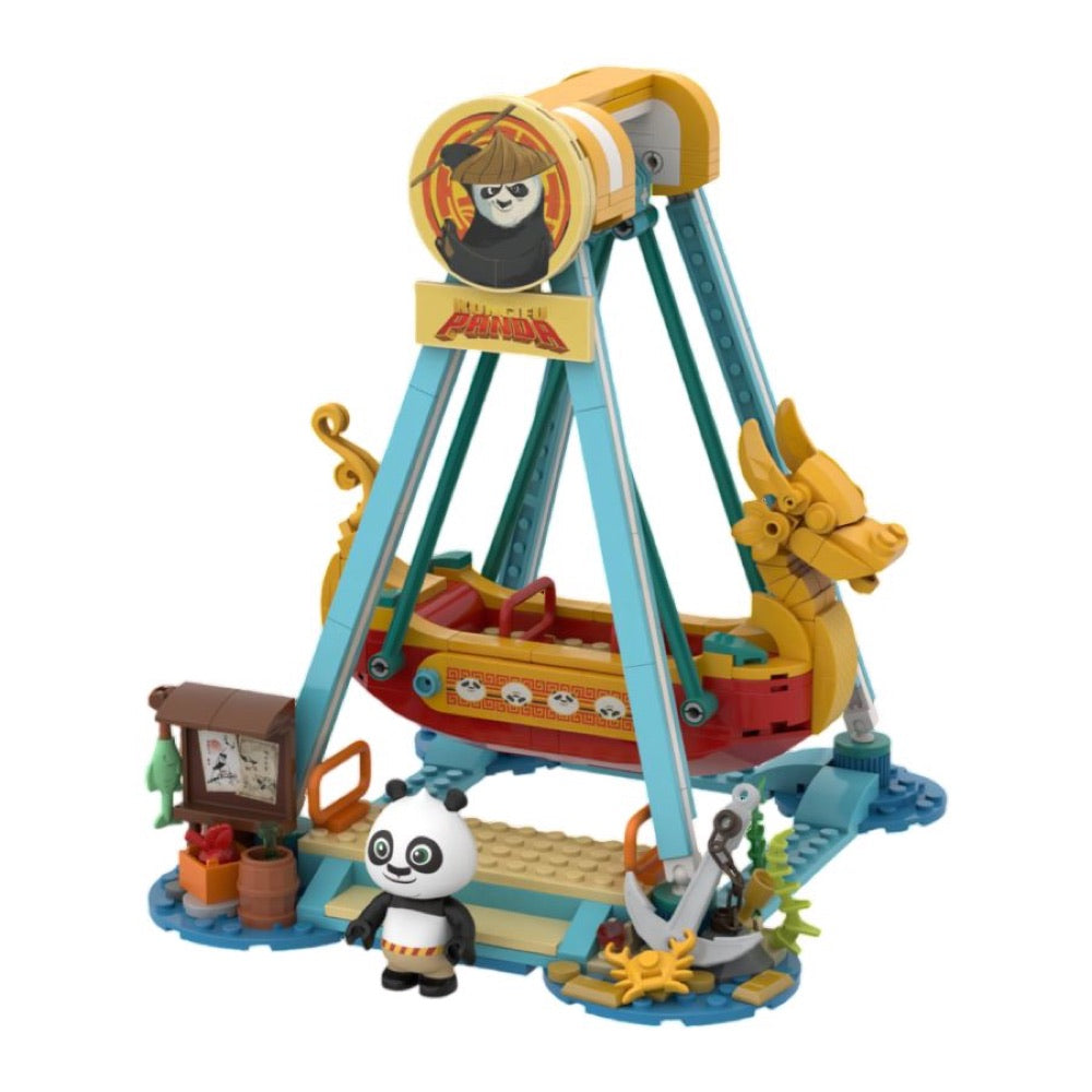 Kung Fu Panda – Adventure Park : Pirate Ship Ride (379 Piece Kit)