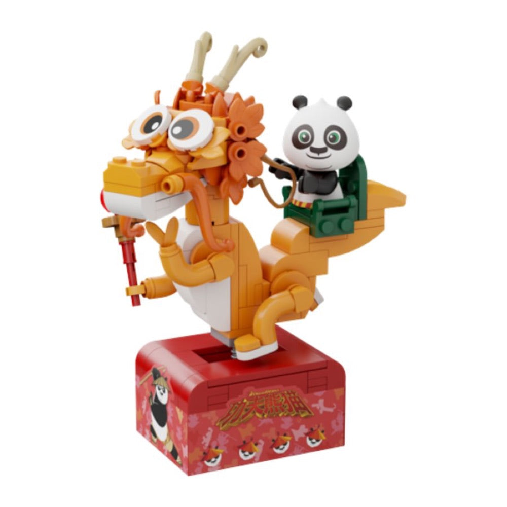 Kung Fu Panda – Po on SkateKart (186 Piece Kit)