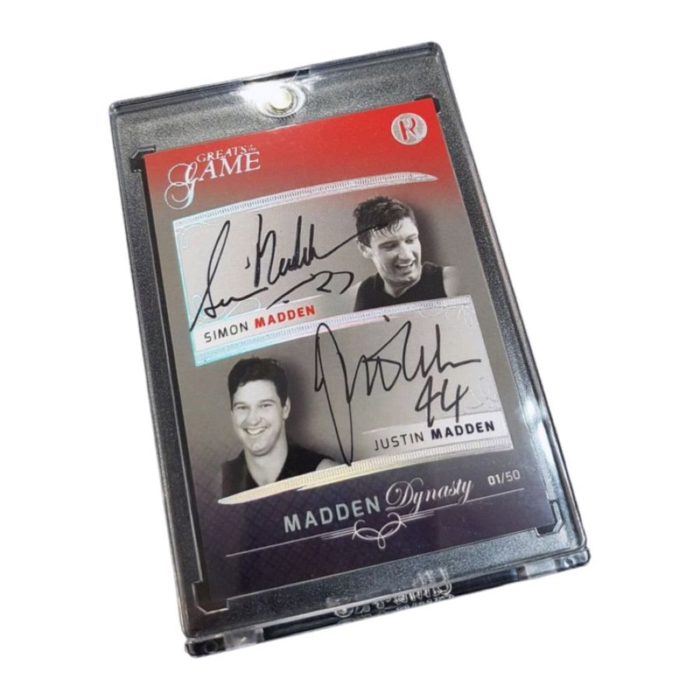 Aussie Rules – 2018 Regal Football Madden Dynasty Dual Signature Card