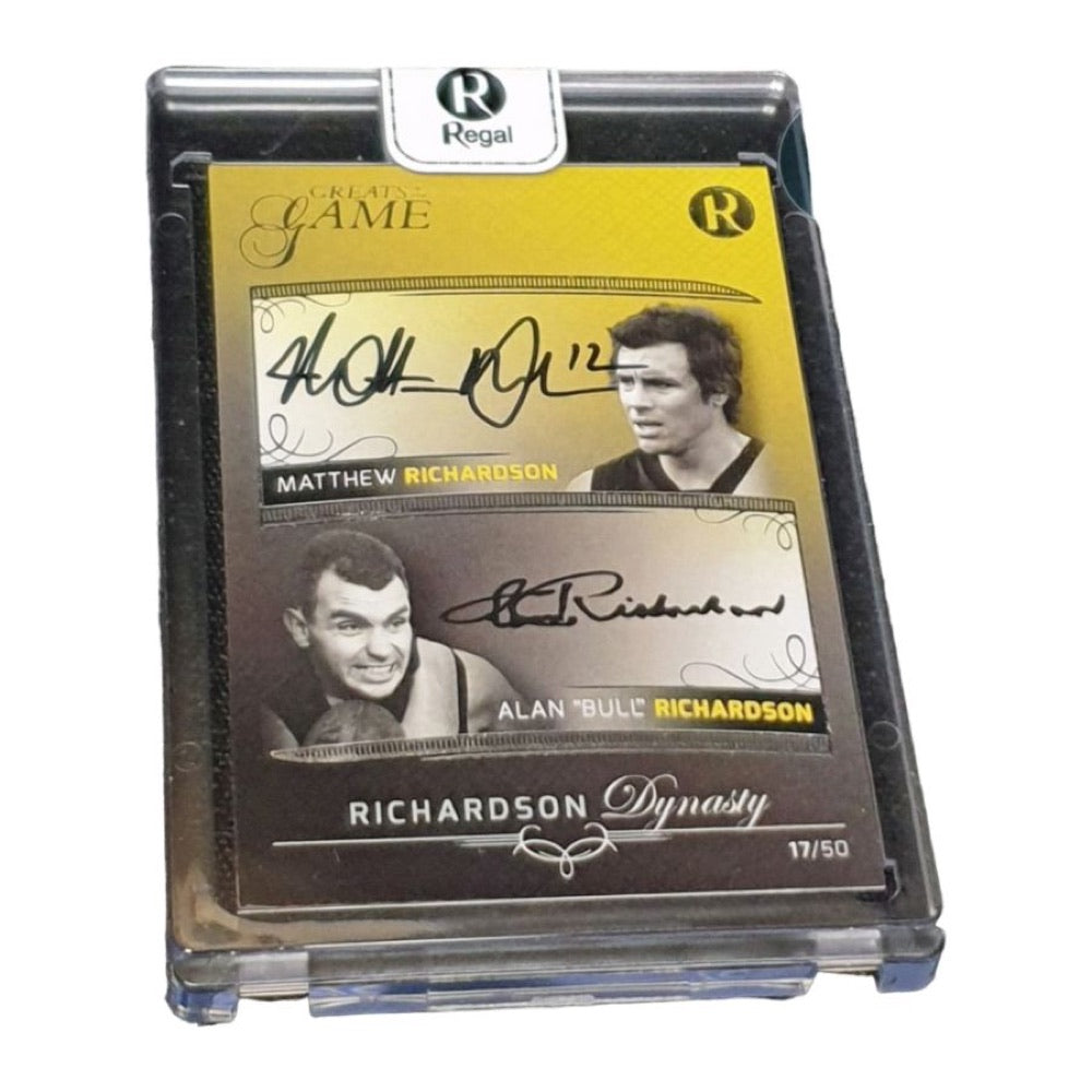 Aussie Rules – Greats of the Game Dynasty Richardson Signature Card