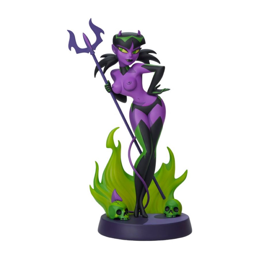 Shane Glines – Devil Girl (Purple & Green) Statue
