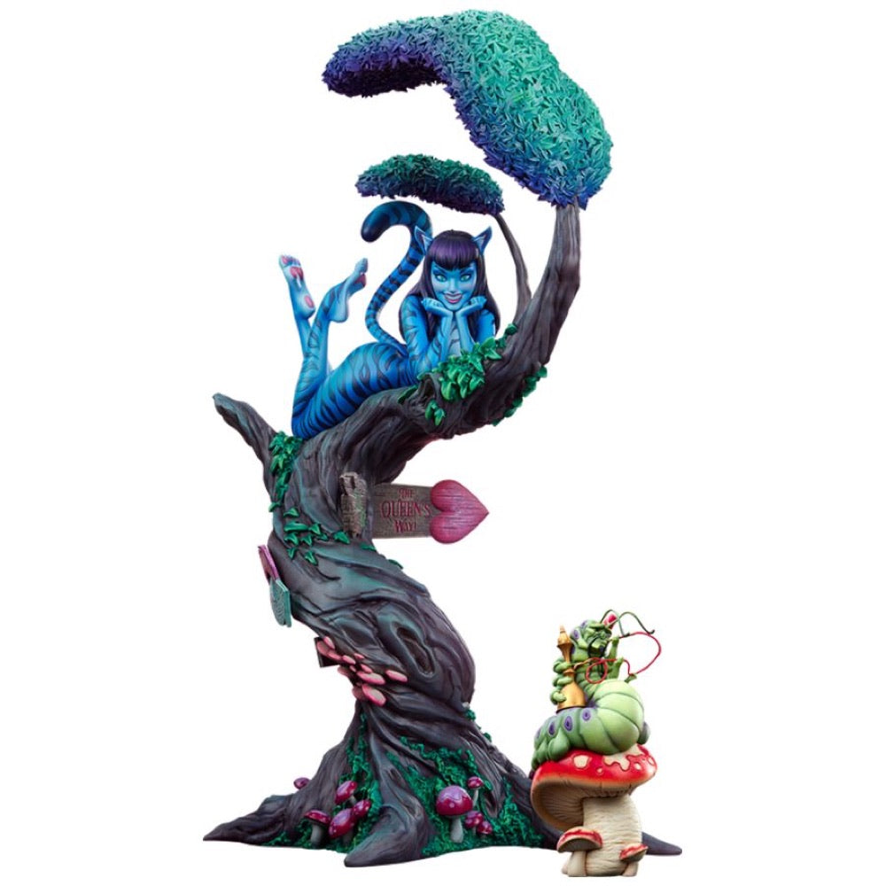 Fairytale Fantasies – Lady Cheshire Cat Deluxe Statue