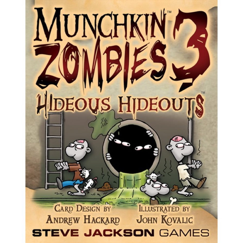 Munchkin – Munchkin Zombies 3 Hideous Hideouts Expansion