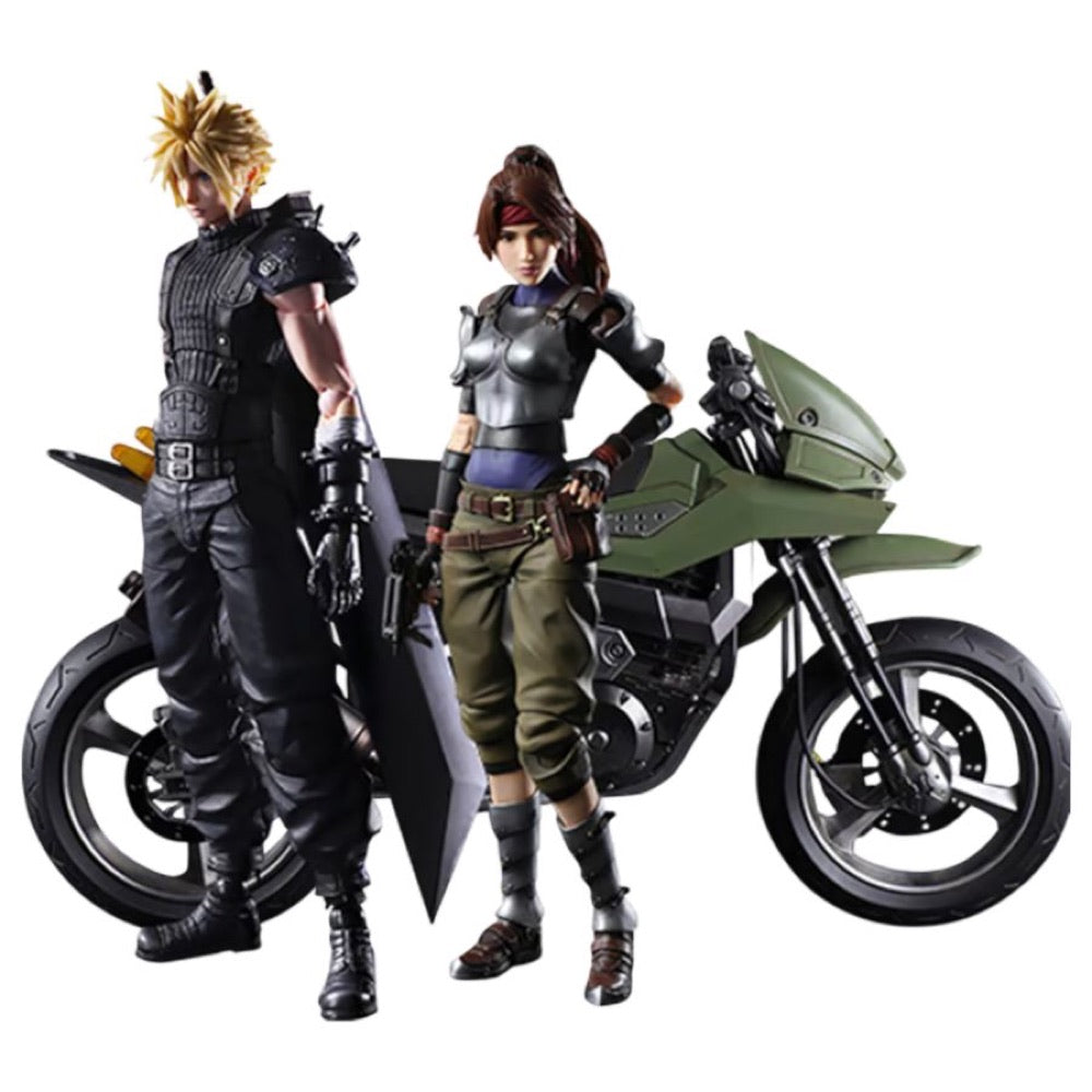 Final Fantasy VII – Jessie, Cloud & Motorcycle Play Arts Action Figure