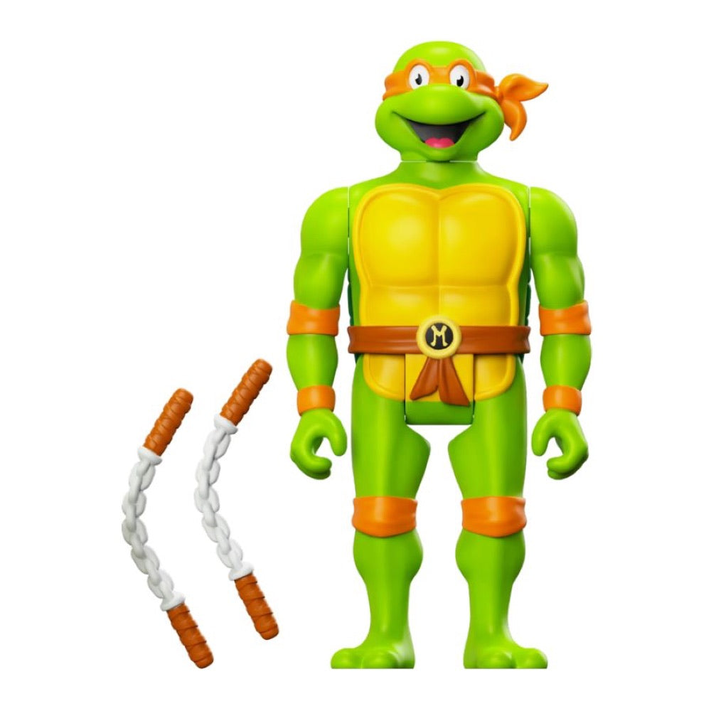 Teenage Mutant Ninja Turtles (TV’87) – Michelangelo Toon Reaction 3.75″ Figure
