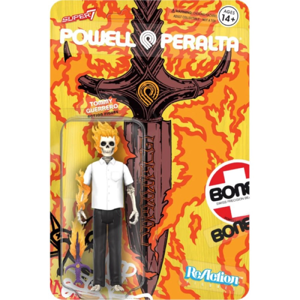 Powell Peralta – Tommy Guerrero Flaming Dagger (Re-Colour) ReAction 3.75 Figure