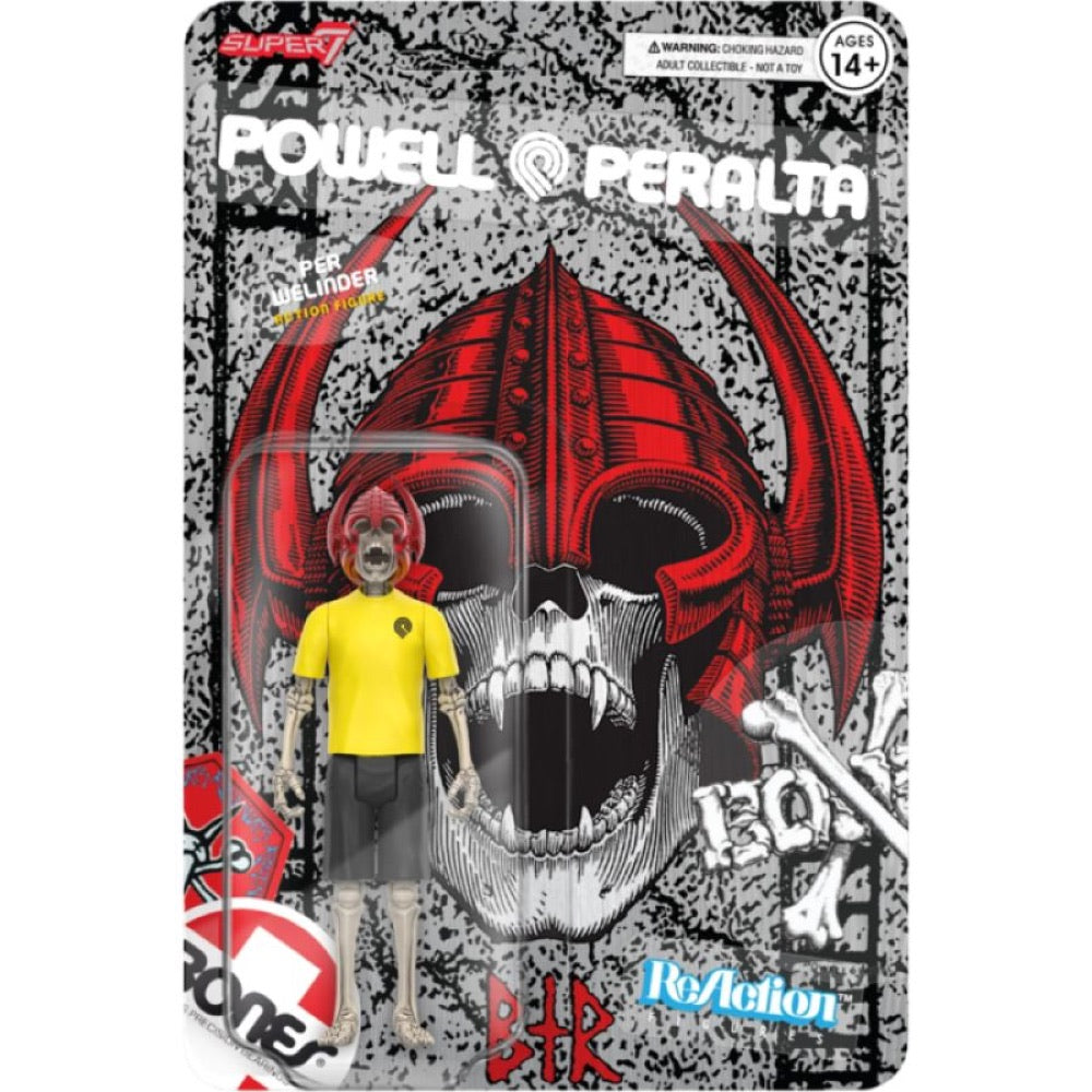 Powell Peralta – Per Welinder ReAction 3.75″ Action Figure [Wave 4]