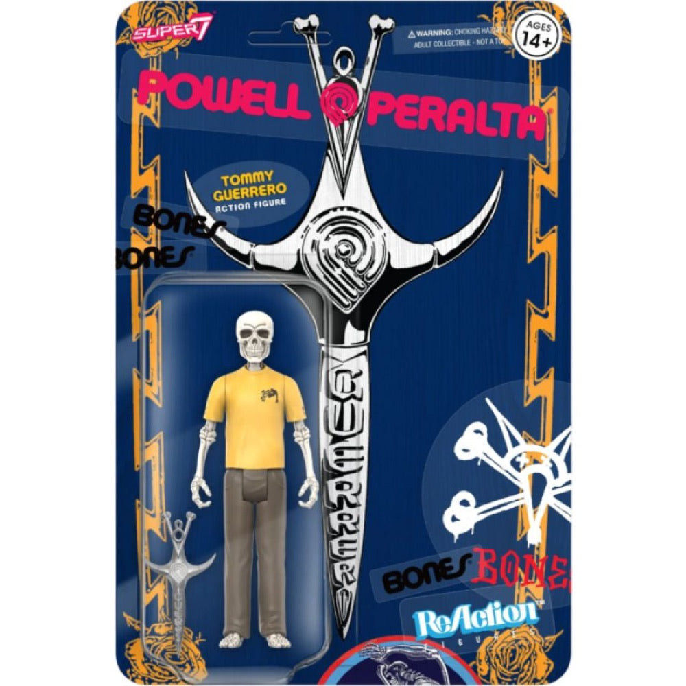 Powell Peralta – Tommy Guerrero [V8 Dagger/Sacto ’86] ReAction 3.75″ Action Figure [Wave 4]