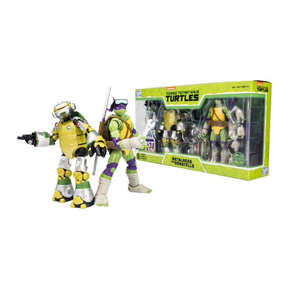 Teenage Mutant Ninja Turtles – Metalhead & Donatello BST AXN 1:15 Scale Action Figue [2 Pack]
