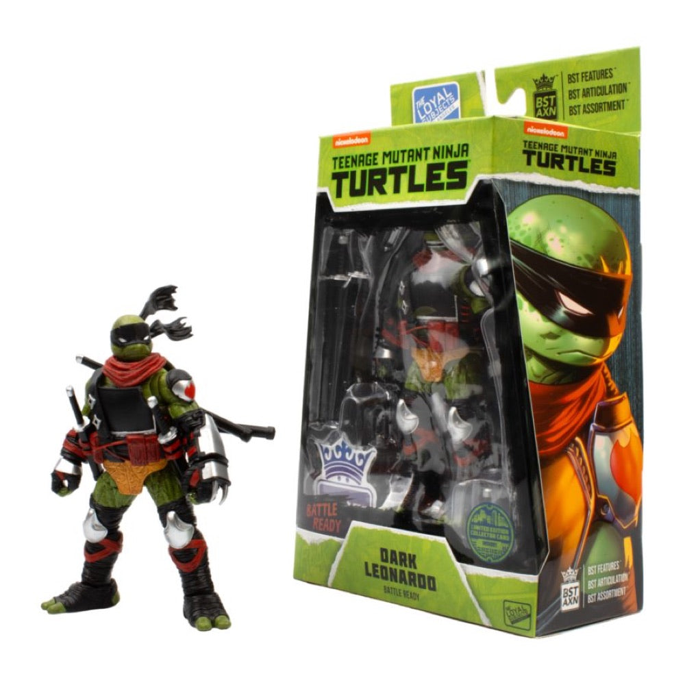 Teenage Mutant Ninja Turtles – Dark Leonardo “Battle Ready” BST AXN 1:15 Scale Action Figure