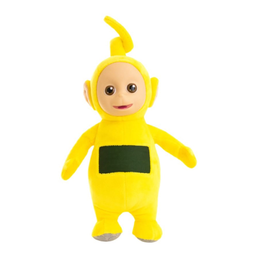 Teletubbies – Laa Laa 8” Plush with Interactive Color Changing Belly Patch