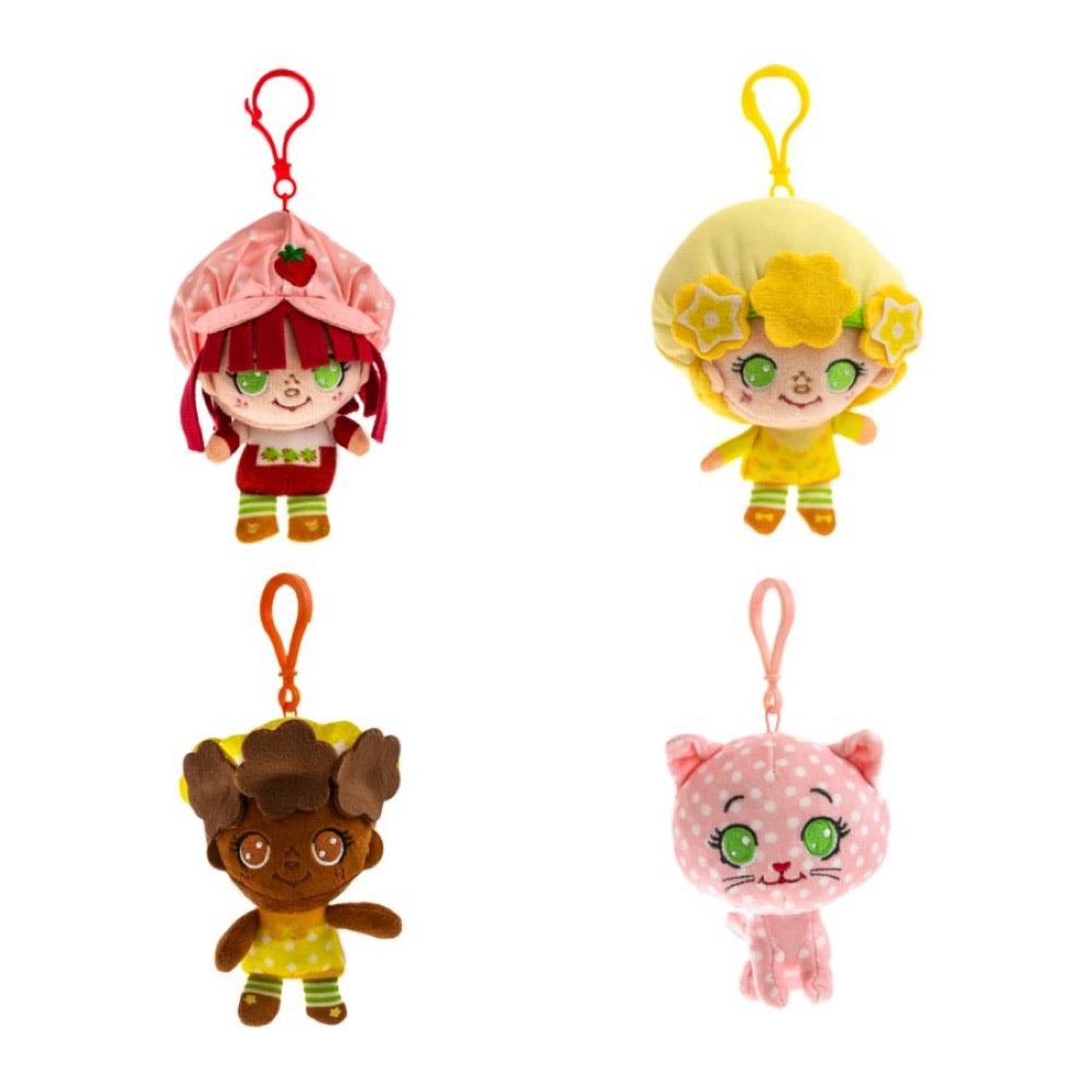 Strawberry Shortcake – 4″ Scented Backpack Clips (Display of 12)