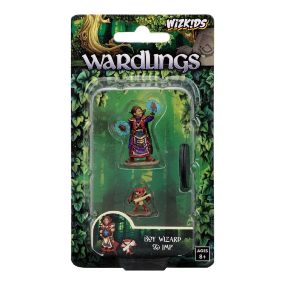 Wardlings – Boy Wizard & Imp Pre-Painted Minis