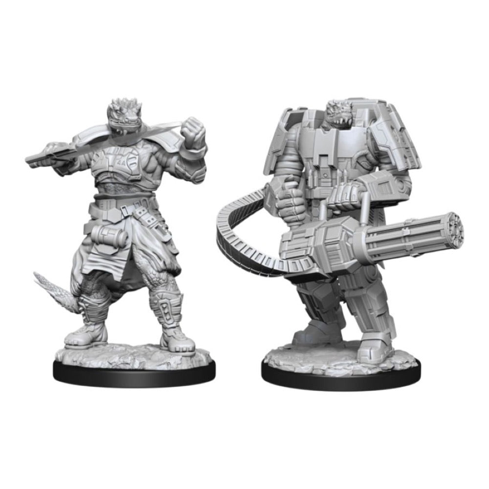 Starfinder – Deep Cuts Unpainted Miniatures: Vesk Soldier