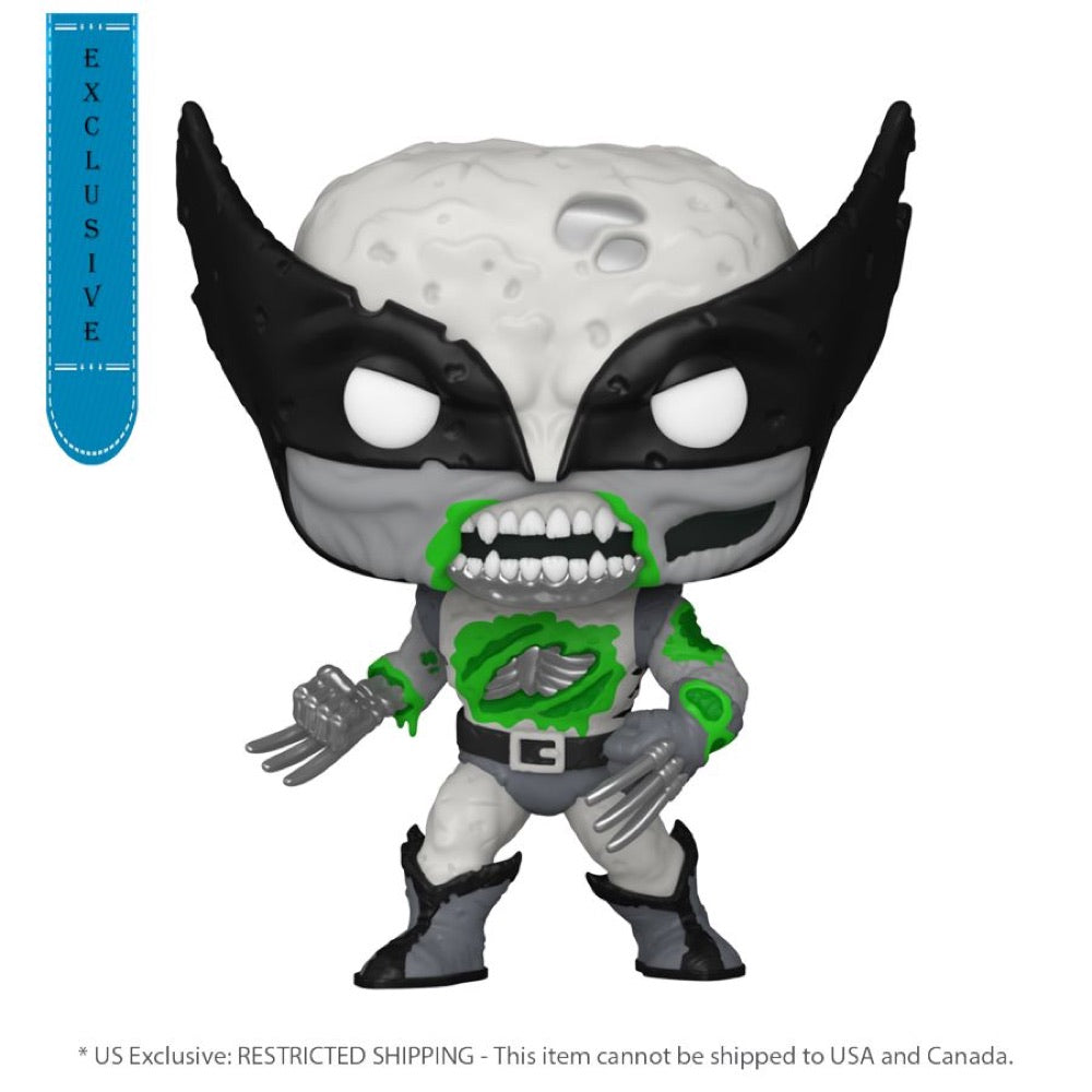Marvel: Zombies – Wolverine US Exclusive Glow Pop! Vinyl [RS]