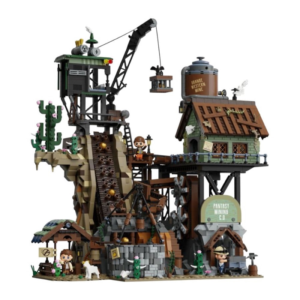 Retro Series – Western Mine Construction Set (2990 Pieces)