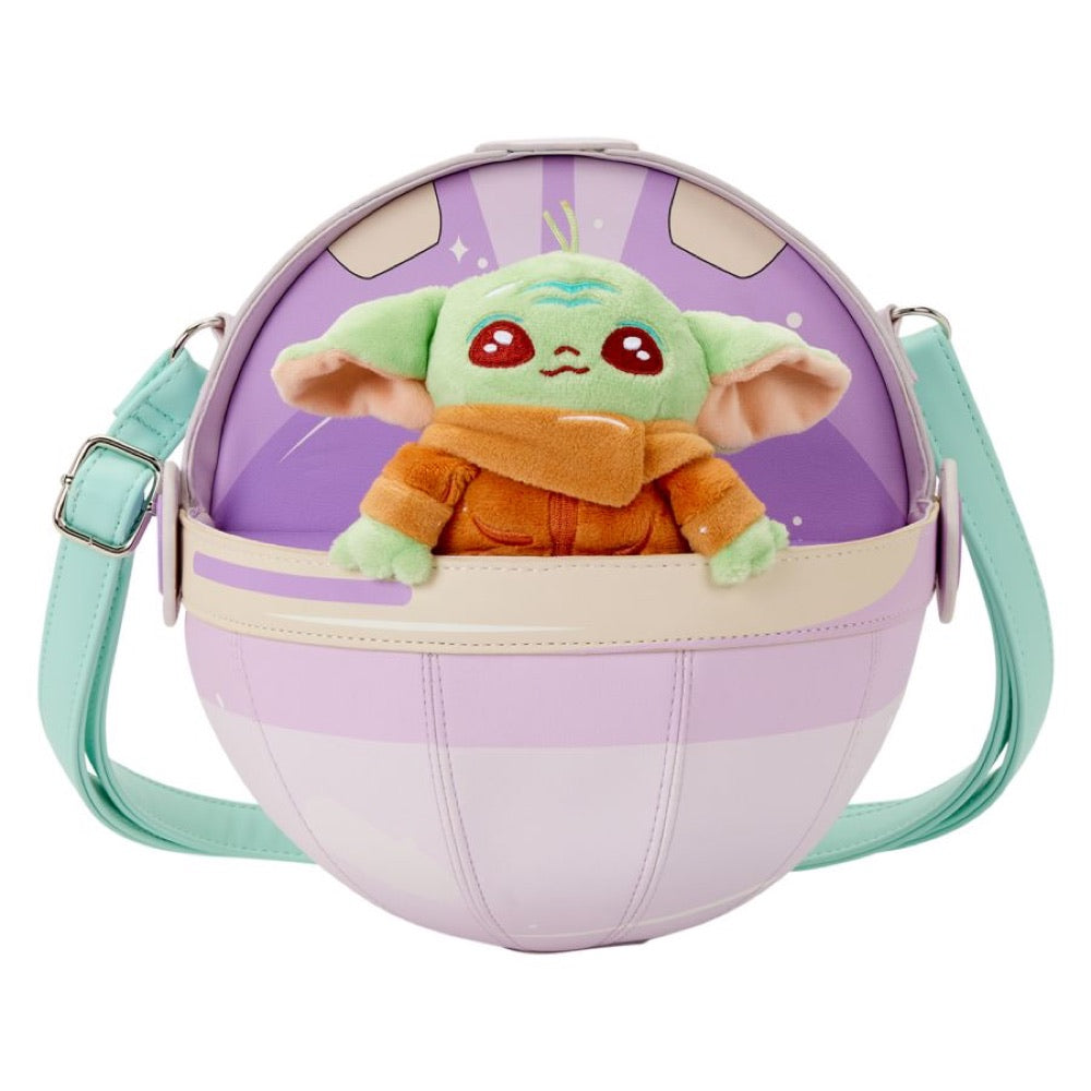 Star Wars: Mandalorian – Grogu Figural Plush Crossbody Bag