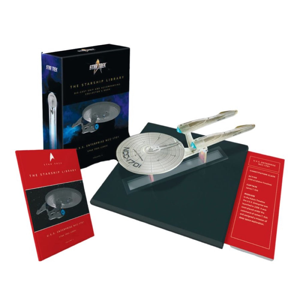 Star Trek (2009) – U.S.S. Enterprise NCC-1701 (Kelvin Timeline) Diecast Ship & Book