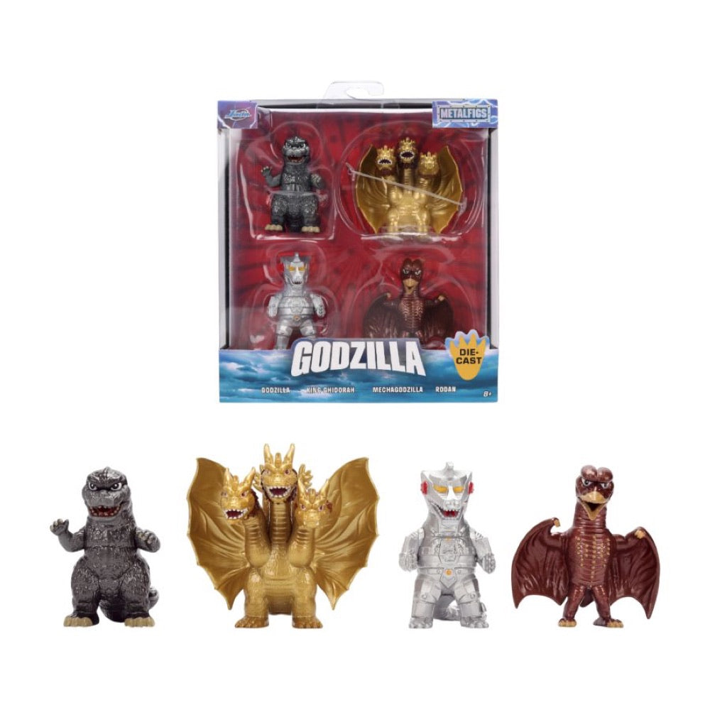 Godzilla – Toho 2.5″ Metalfigs 4-Pack