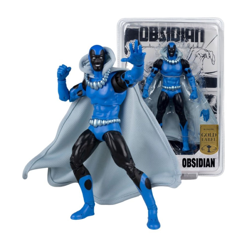 DC Comics –  Obsidian (Infinity Inc #16) Gold Label 7″ Action Figure