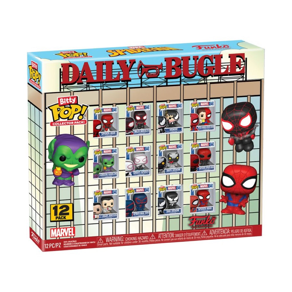 Spider-Man – Daily Bugle Bitty Pop! 12-Pack