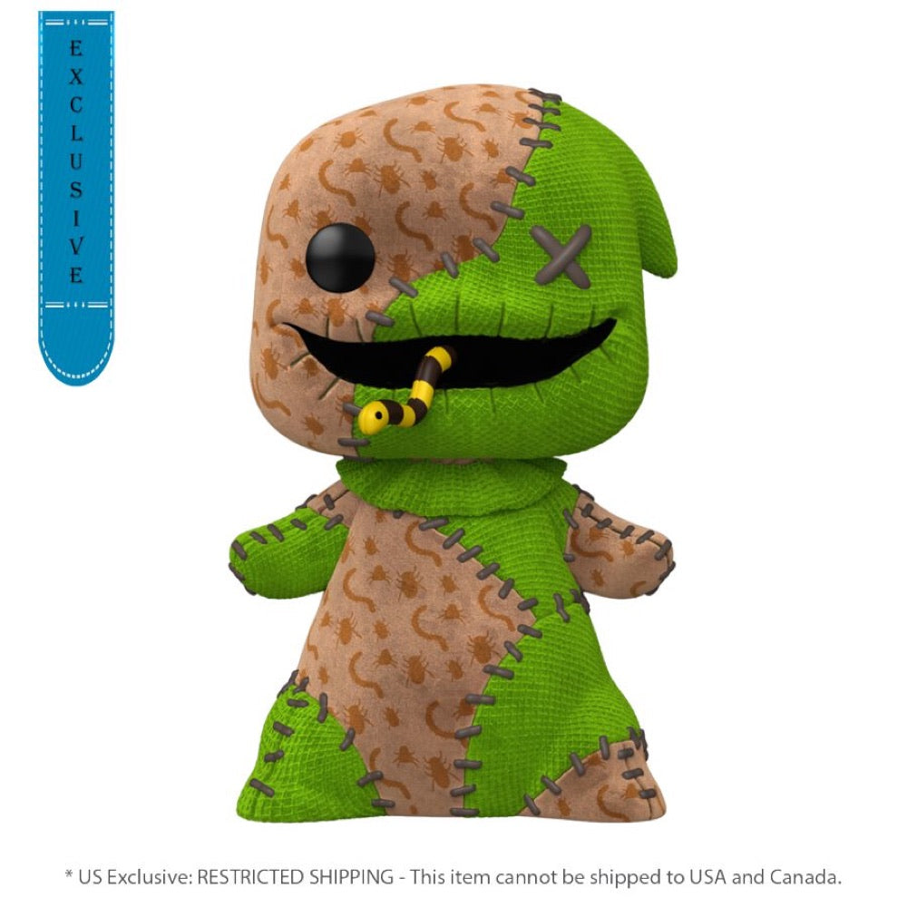 The Nightmare Before Christmas – Oogie Boogie Patchwork US Exclusive Flocked Pop! Vinyl [RS]