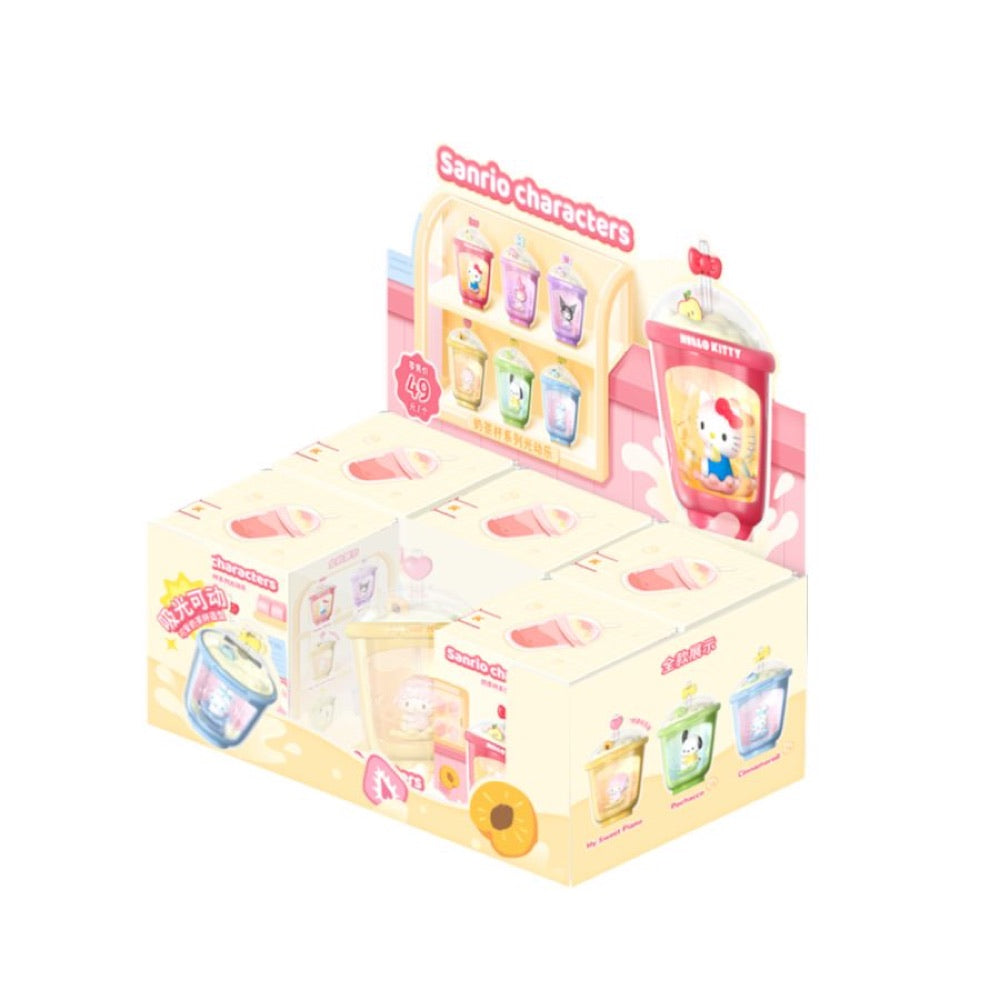 Hello Kitty –  Milk Tea Cup Series Moetch Light-up Toy (Display of 6)