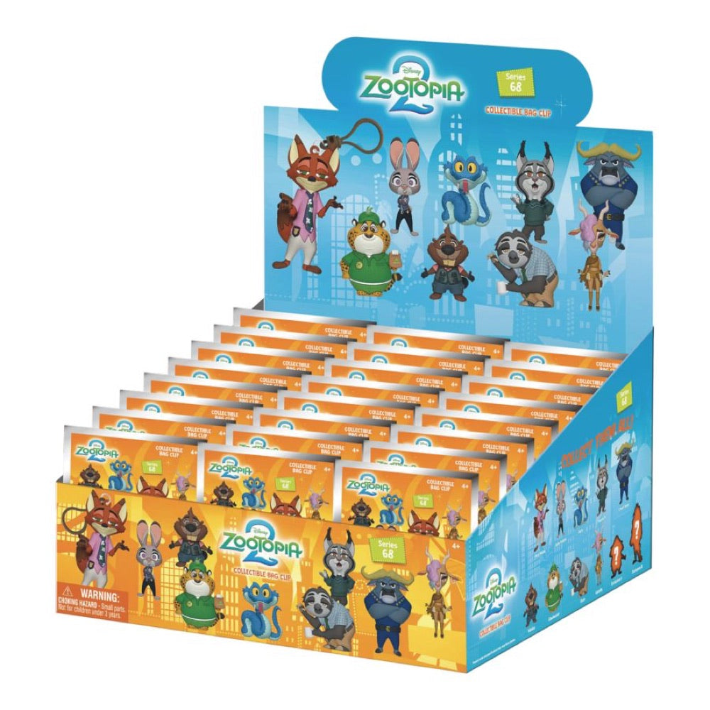 Zootopia 2 – Zootopia Bag Clip Blind Bag (Display of 24)