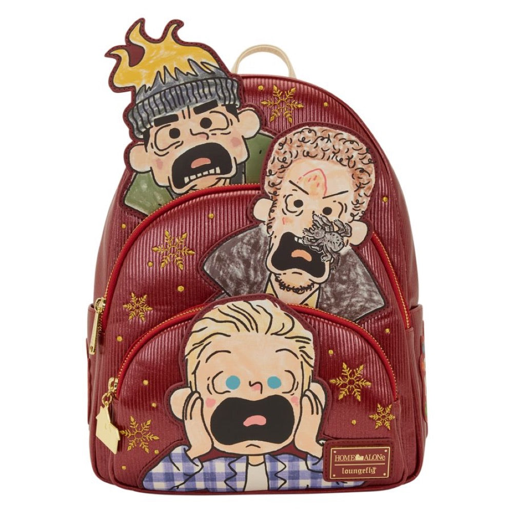 Home Alone – Triple Pocket Mid-Size Backpack