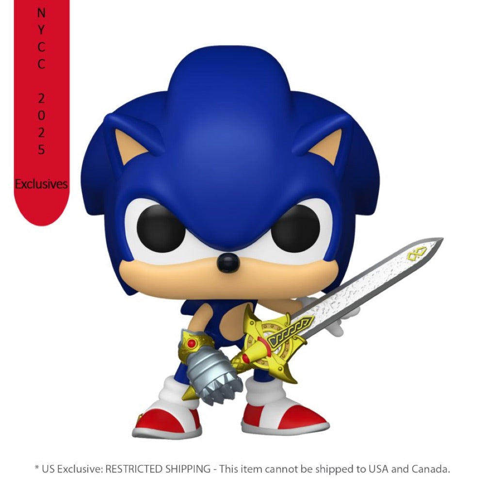 Sonic – Sonic with Caliburn Pop! Vinyl 2025 NYCC Exclusive [RS]