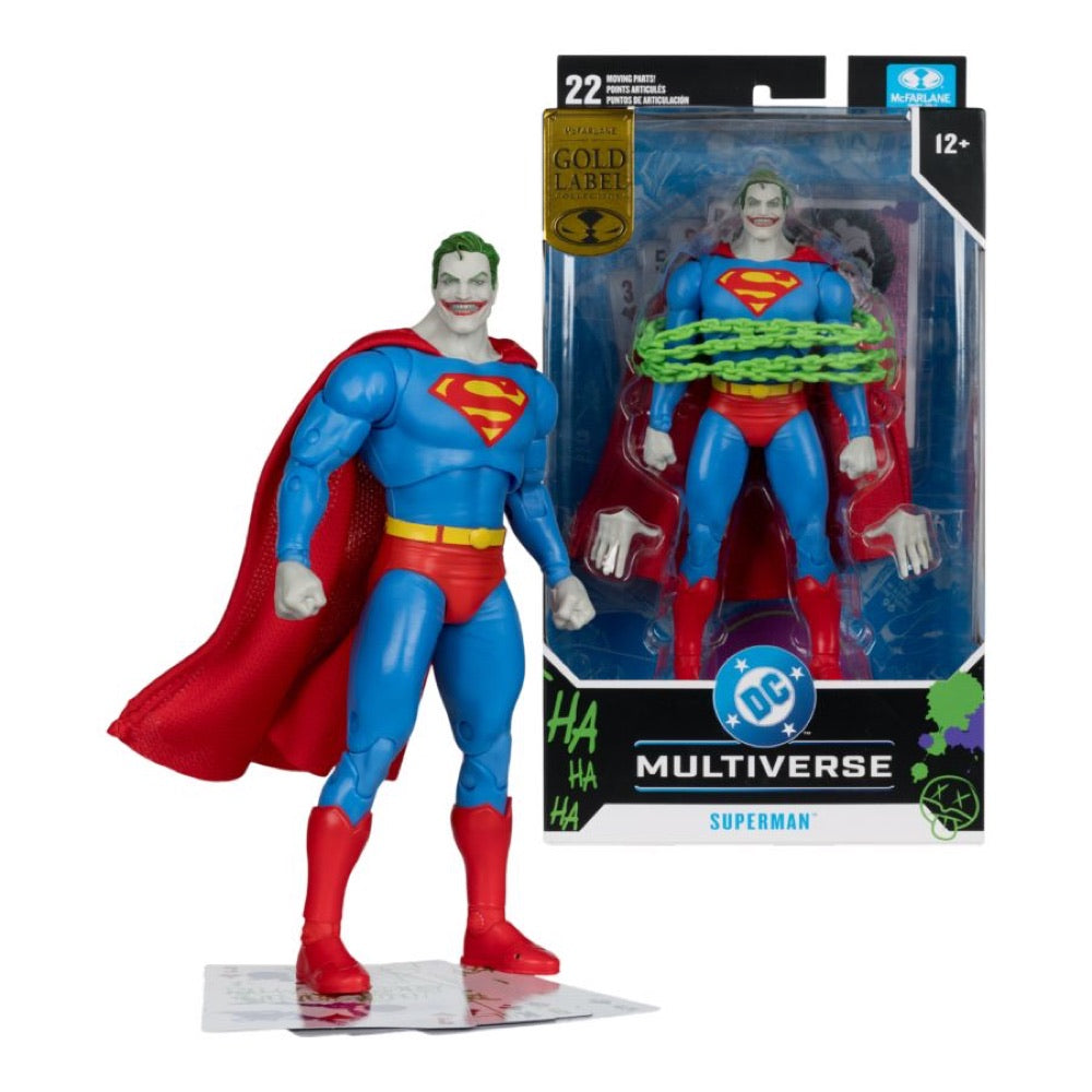 DC Multiverse – Superman Action Comics 1000/Jokerized (Gold Label) 7″ Figure