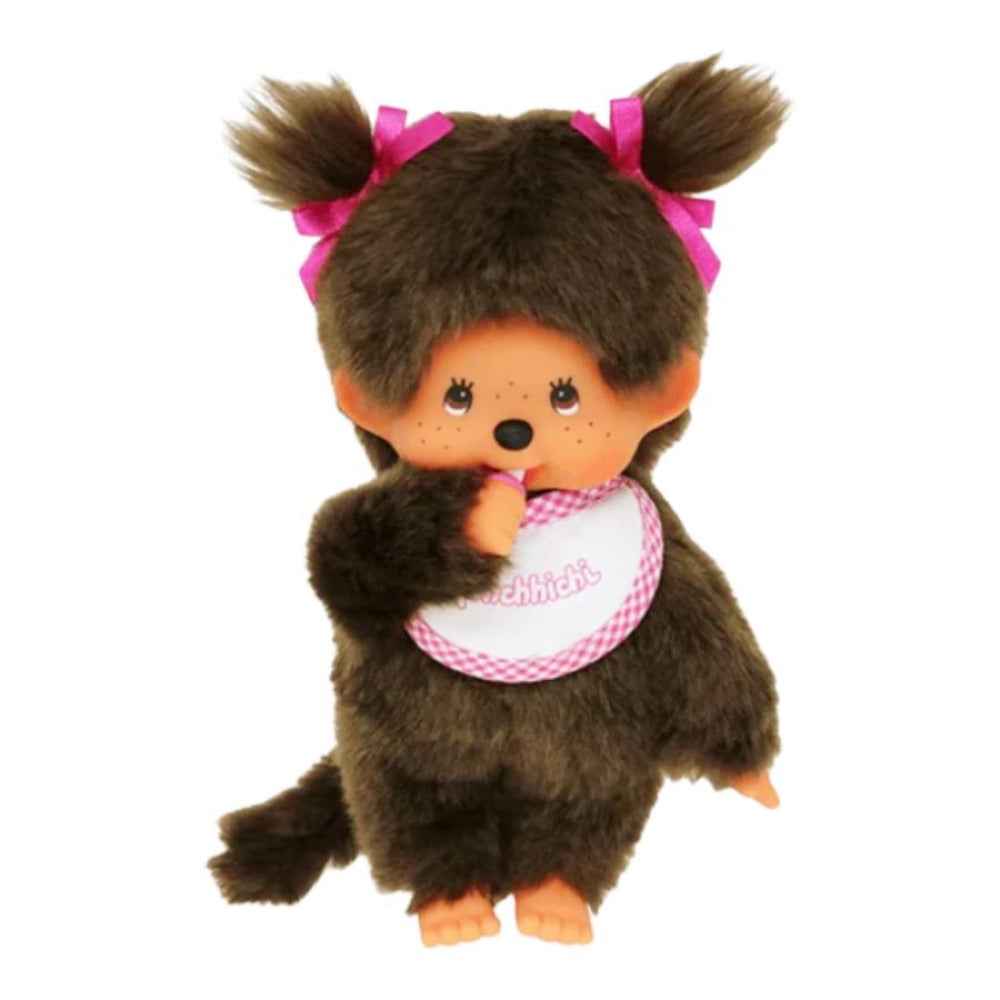 Monchhichi – Girl Basic Bib Plush Doll
