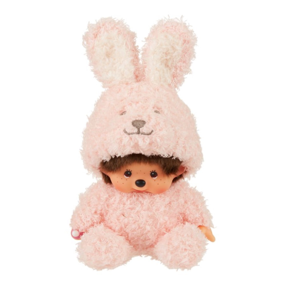 Monchhichi – Sitting Fluffy Bunny Plush Doll