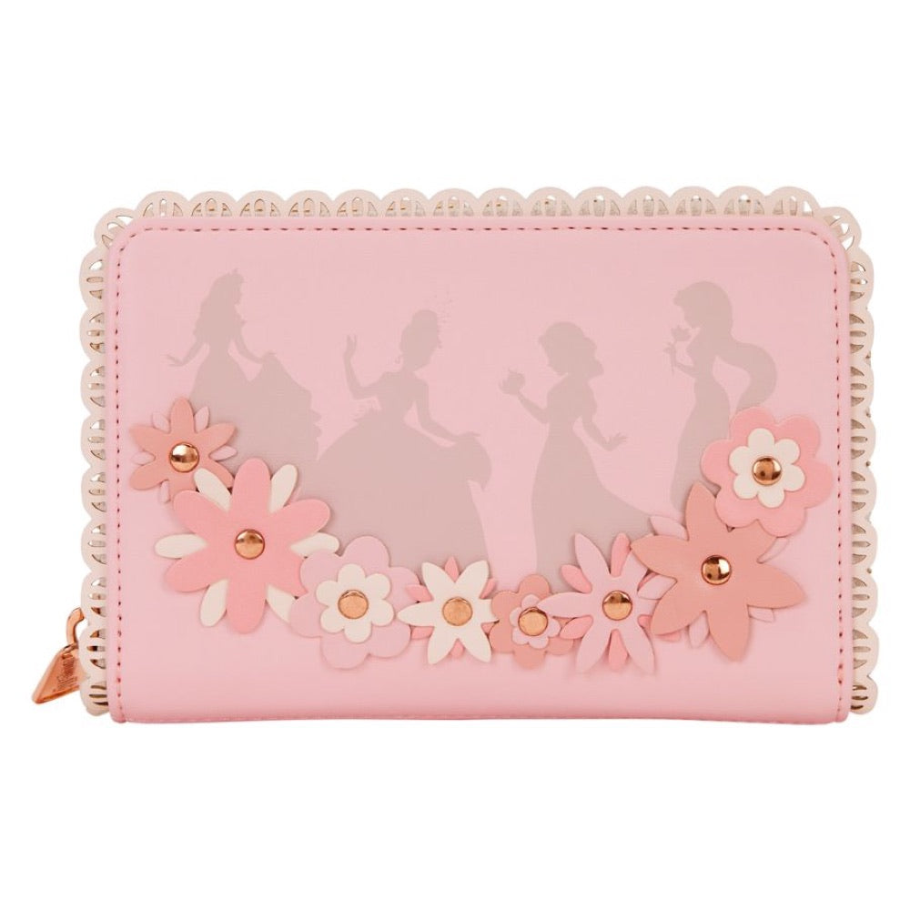 Disney Princess – Floral Lace Zip Around Wallet