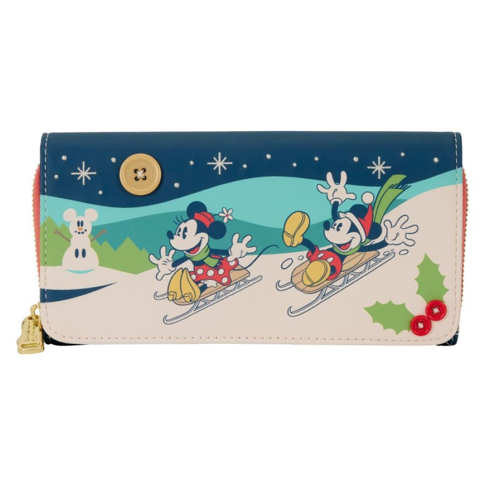 Disney – Mickey & Minnie Holiday Flap Wallet