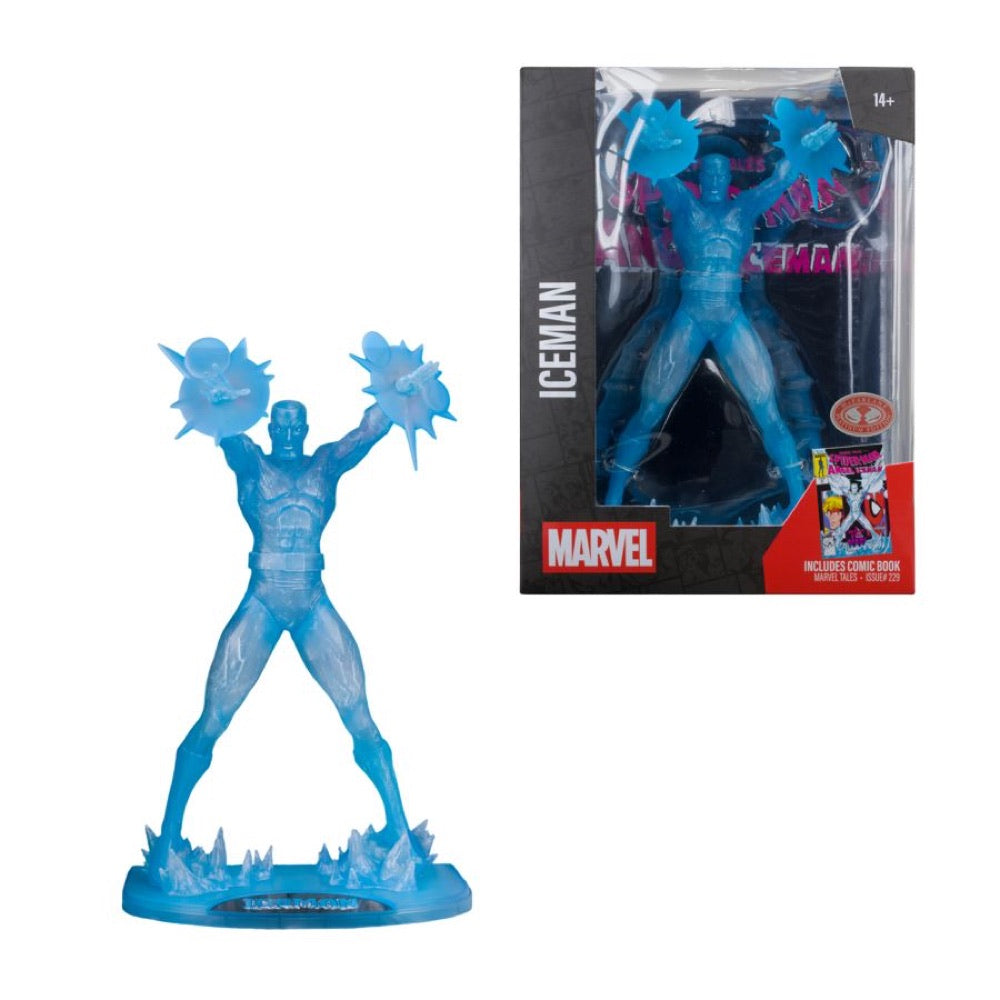Marvel Comics – Iceman with Comic (Marvel Tales #229) 1:6 Scale Figure
