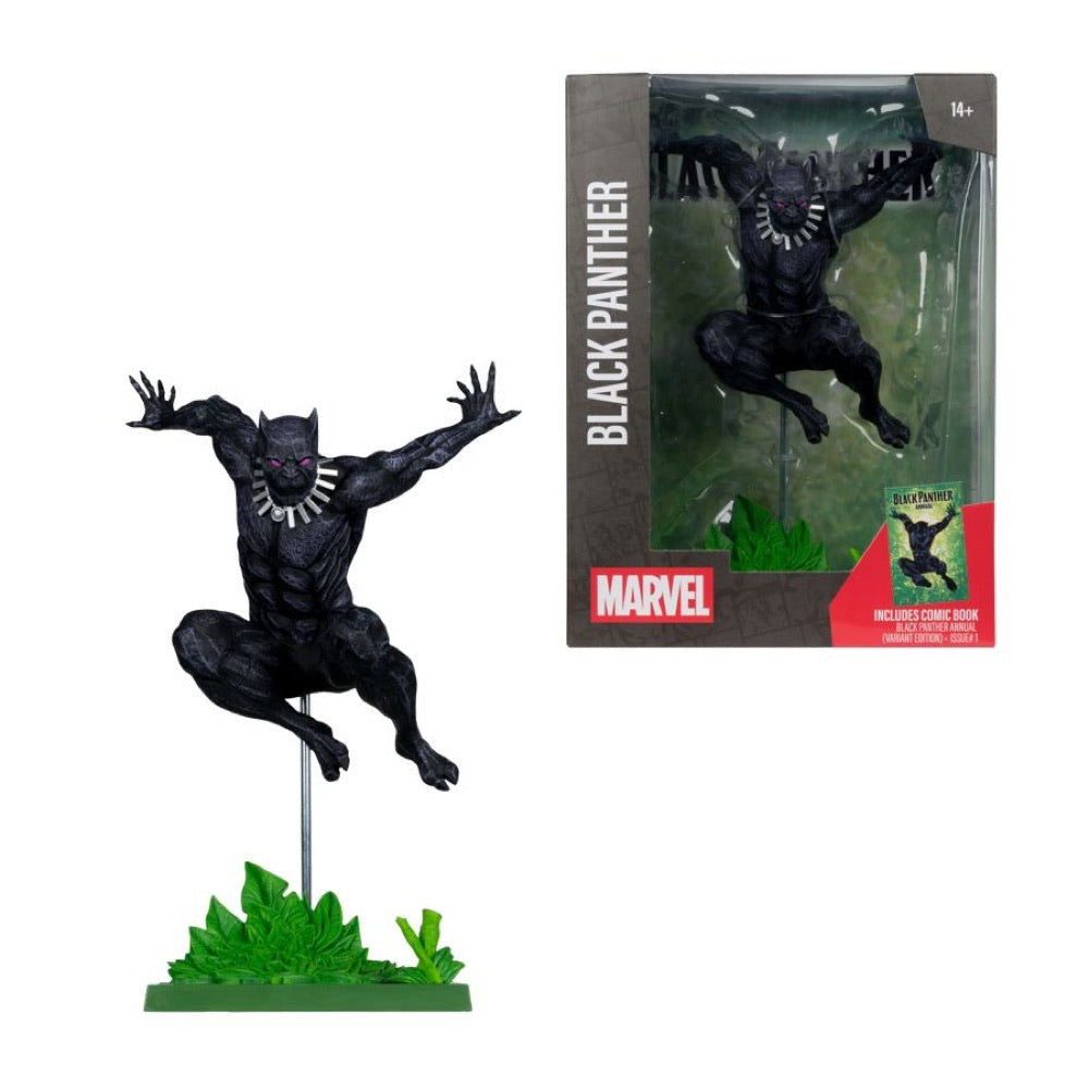 Marvel Comics – Black Panther with Comic (Annual #1 – Variant Edition) 1:6 Scale Figure