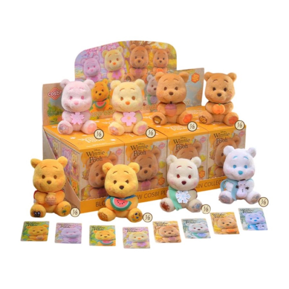 Winnie the Pooh – Bloom to Snow Cosbi Plush Keychain Collection (Display of 6)