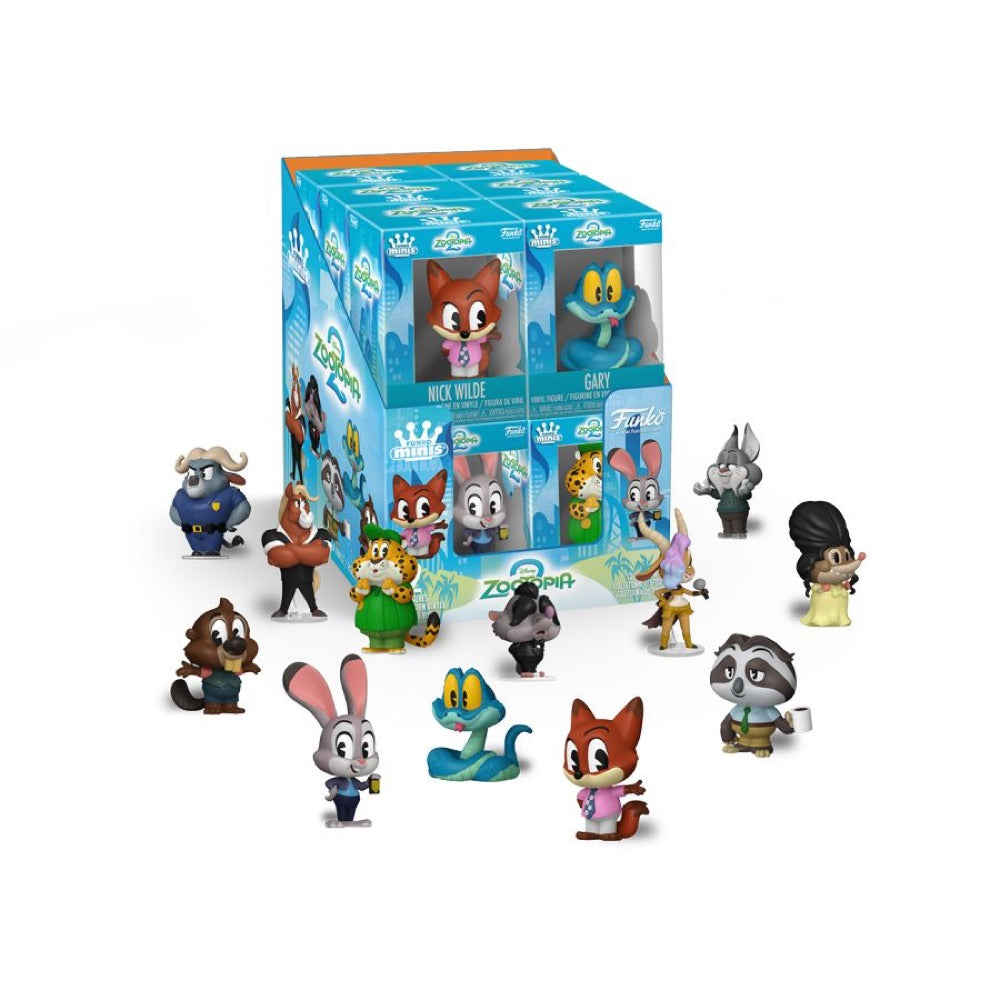 Zootopia 2 – Mini Vinyl Figures Assortment (Display of 12)