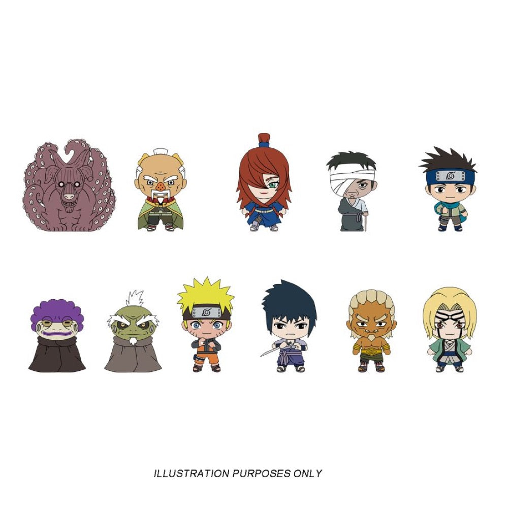 Naruto – 3D PVC Bag Clips Series 99 Blind Bag (Display of 24)