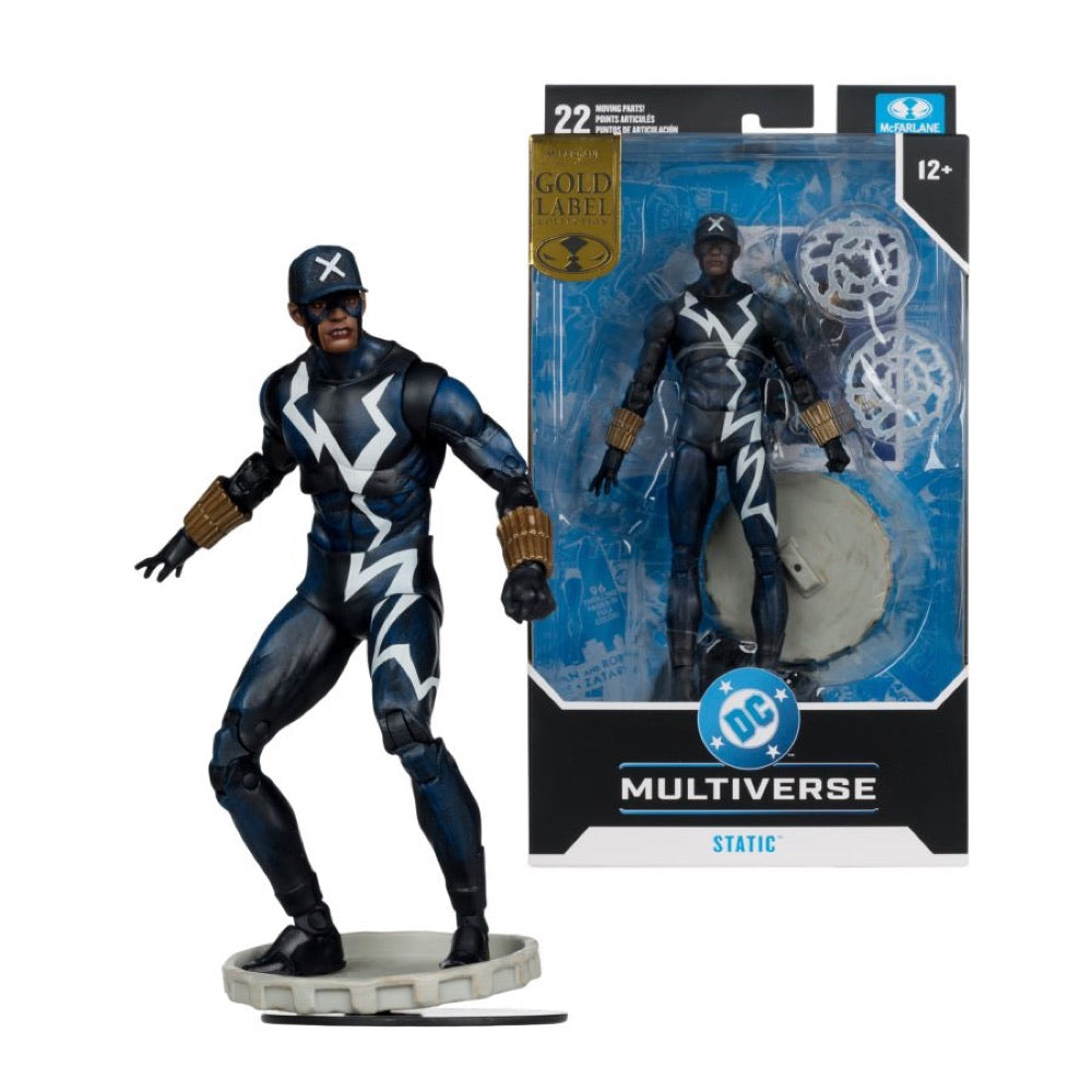 DC Multiverse – Static (Trial by Fire) 7″ Gold Label Figure