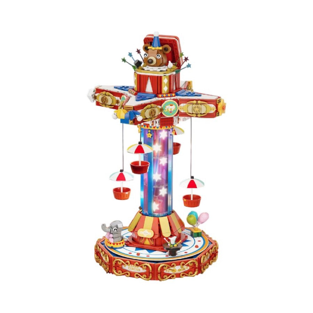 Retro Collection – Circus Paradrop Construction Set (1680 Pieces)