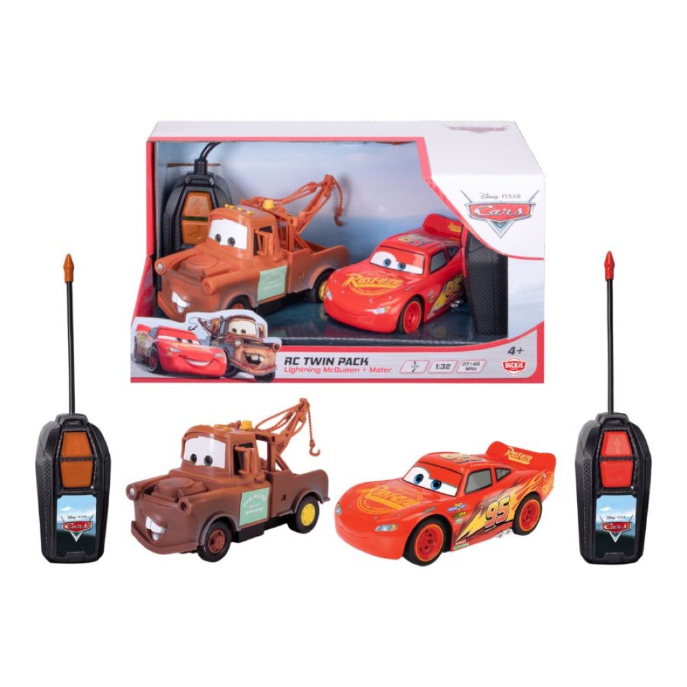 Cars – Lightning McQueen & Mater 1:32 Scale Remote Control Car 2-Pack