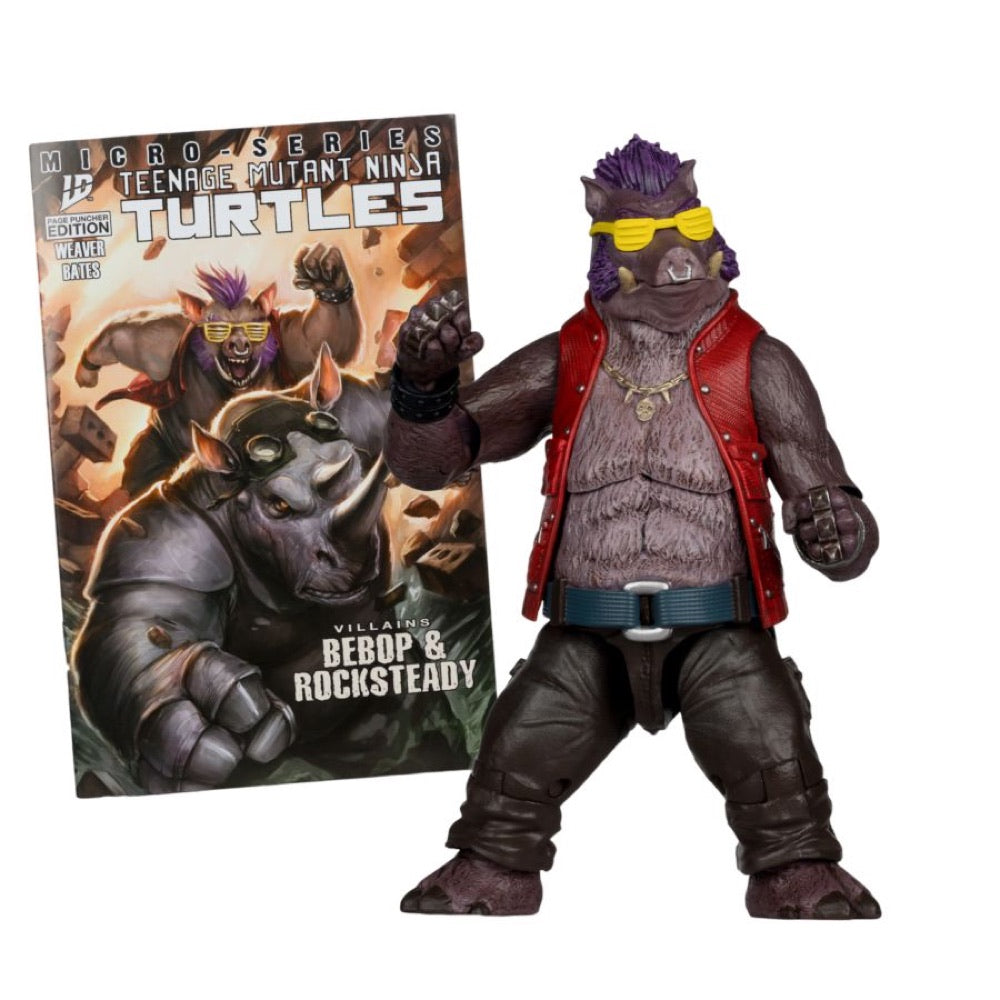 Teenage Mutant Ninja Turtles – Bebop Page Punchers 5″ Figure with Comic