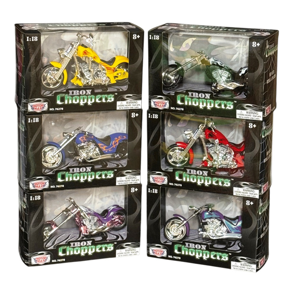 Super Bikes – 1:18 Iron Choppers Die-Cast Vehicle