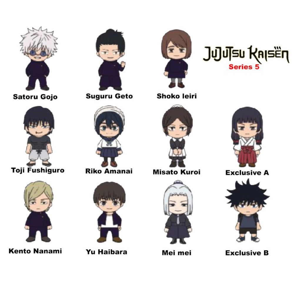 Jujutsu Kaisen – 3D PVC Bag Clips Blind Bag 24ct CDU (Series 5)
