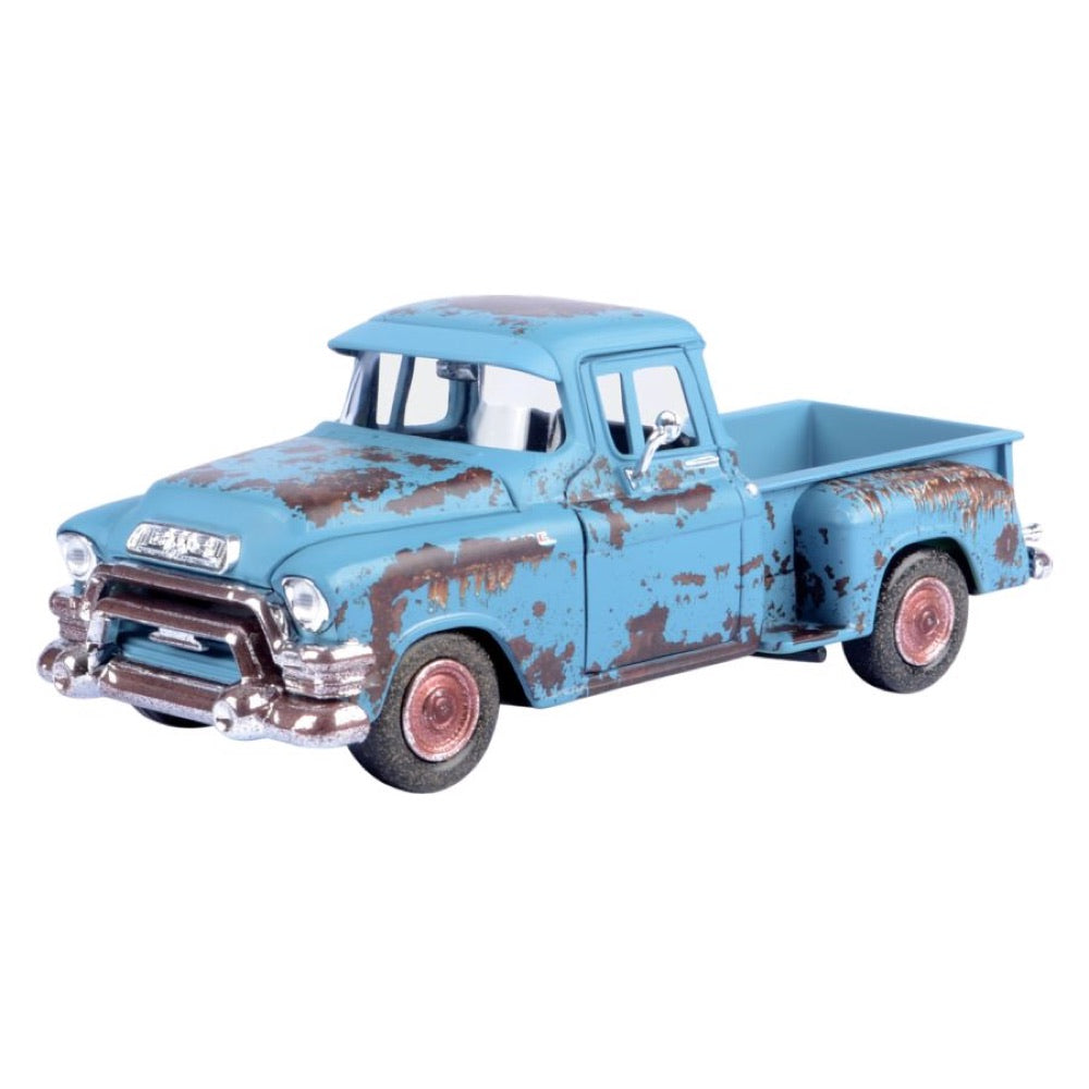 Weathered Treasures – 1:24 1955 GMC Blue Chip Pickup