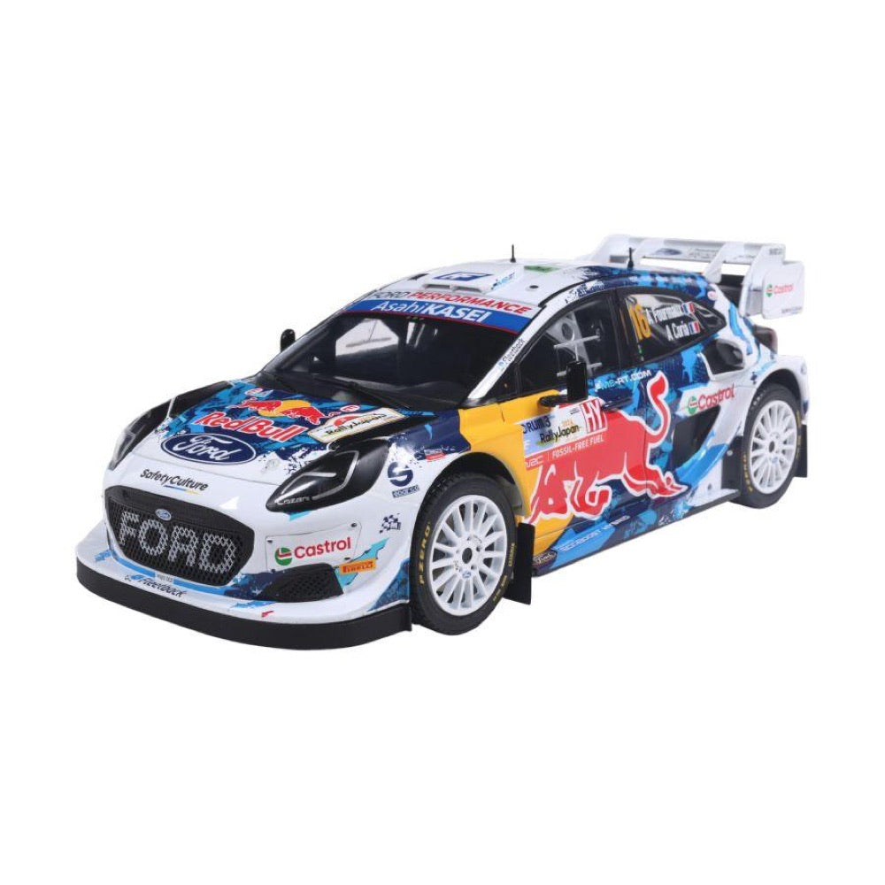 Solido – 1:18 2024 Ford Puma Rally1 Hybrid #16 Fourmaux/Coria Rally Japan White Diecast Vehicle