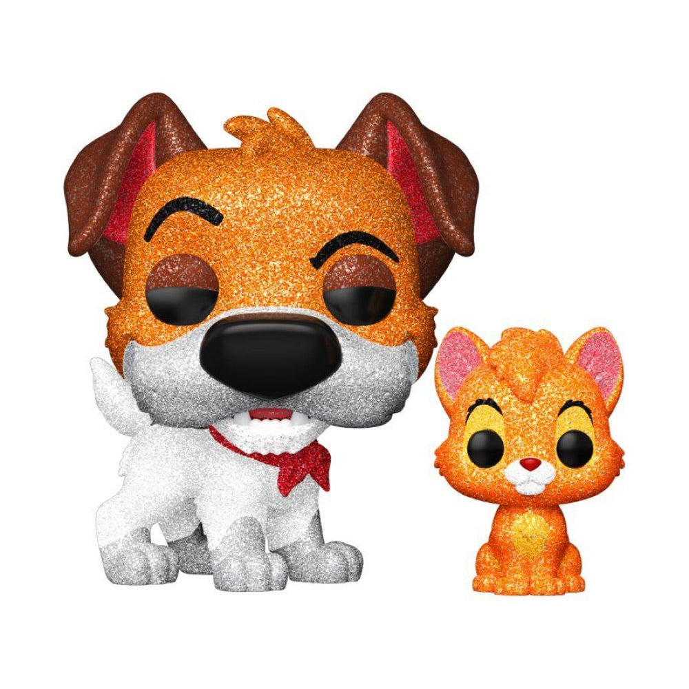 Oliver and Company (1988) – Dodger with Oliver US Exclusive Diamond Glitter Pop! Vinyl [RS]